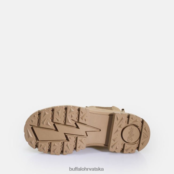 smeđa Buffalo aspha chelsea mid vegansko nubuk krzno |čizme TDD6T580